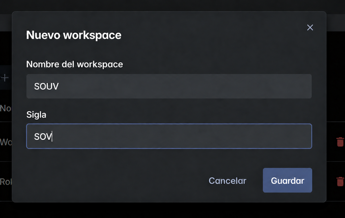 Screen Workspaces